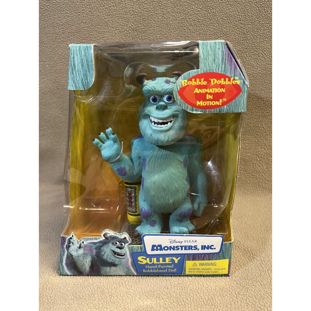 Disney‎ Pixar Monsters Inc Sulley Bobble Dobbles Bobblehead New In Box